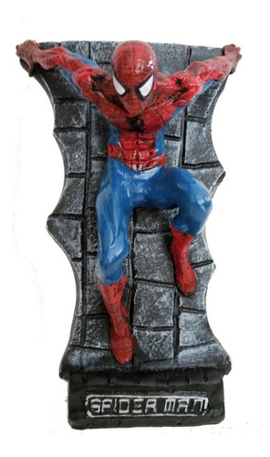 Boneco Homem Aranha Na Parede Spider Man Marvel Colecionável