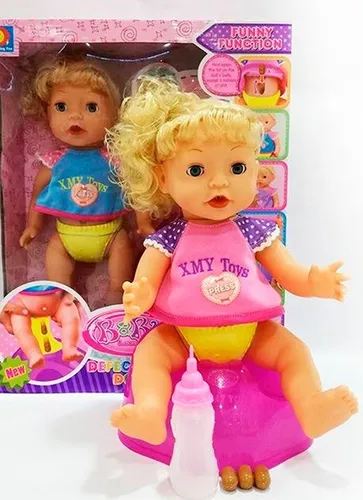 Mu eca Hace Pop Juguete Regalo Ni a Real Babycute Bebe