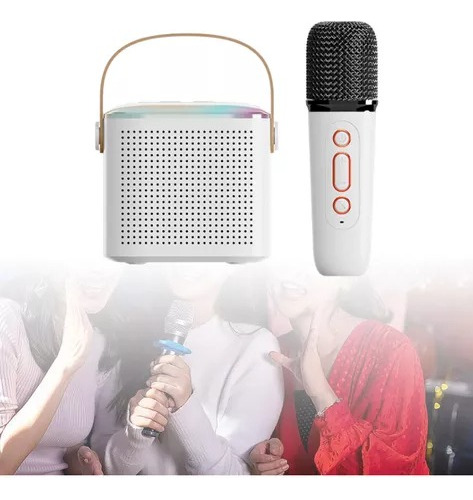 Parlante De Bluetooth Con Micrófono Inalambrico Karaoke