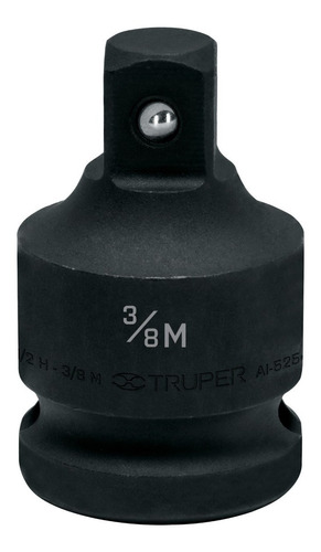 Adaptador De Impacto 1/2'' (h) X 3/8'' (m) Truper 100906