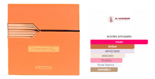 Perfume Al Haramain L'aventure Rose Femme 100 Ml
