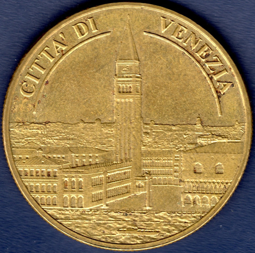 Medalla De La Ciudad De Venecia Italia Patrimonio