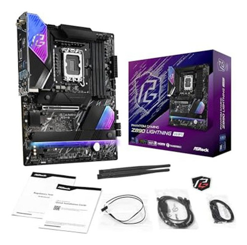Motherboard Asrock Z890 Lightning Wifi, Lga 1851, Hdmi, Atx