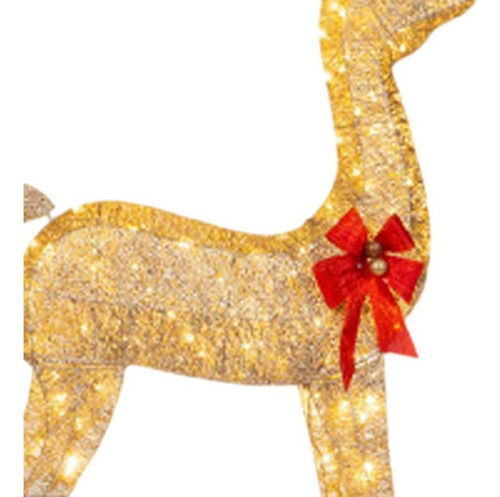 . Luzes Led Decorativas De Renas Iluminadas De Natal