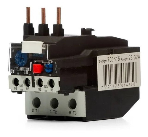 Imagen 2 de 10 de Relevo Termico Trifasico Sica 23 A 40a Para Contactor