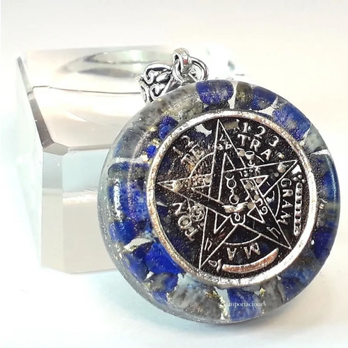 Lapislázuli - Orgón - Colgante - Tetragramaton - Original