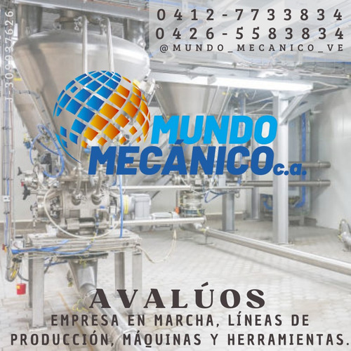 Avalúos Inmobiliarios, Máquinas, Empresa En Marcha.