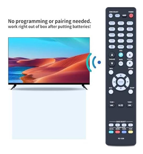 Nuevo Control Remoto De Reemplazo Rc-1239 Compatible Para Av