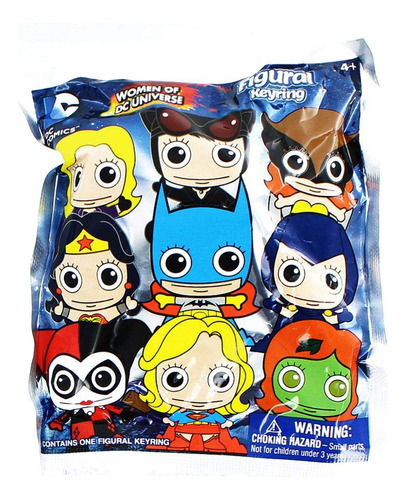 Dc Women Of Dc Universe - Llaveros Coleccionables Para Bolsa