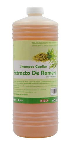 Shampoo Extracto Natural Romero Brillo Y Suavidad (1 Litro)