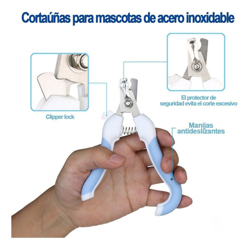 Kit De Alicates Y Limas Para Cortar Uñas De Mascotas