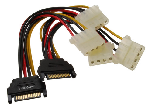 Nidad Sata 15 Pine Macho Doble 4 Molex