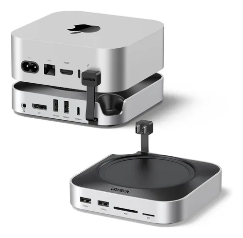 Dock Ugreen Para Mac Mini M4 Y M4 Pro 2024 Con Soporte Y Car