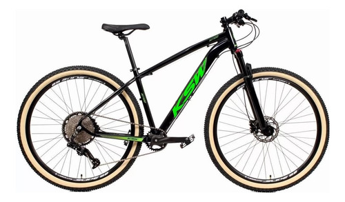 Bicicleta Aro 29 Ksw 9v Freio Hidráulico Trava E K7 11/40