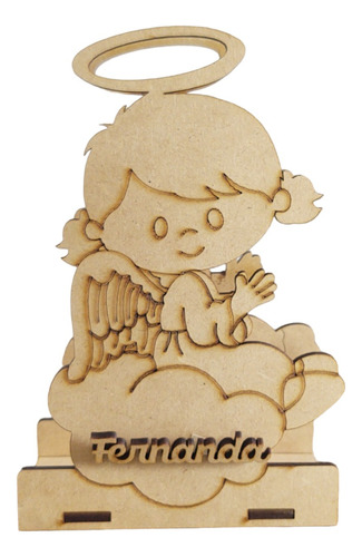 Servilleteros Bautizo Angelito(a) Personalizados 15 Pzs