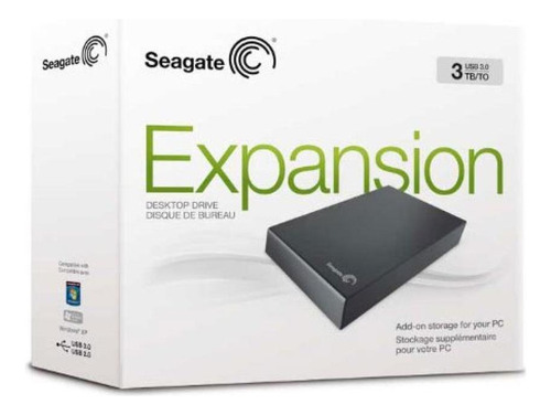 Disco Duro Externo Seagate Stbv 3tb Usb 3.0 Negro