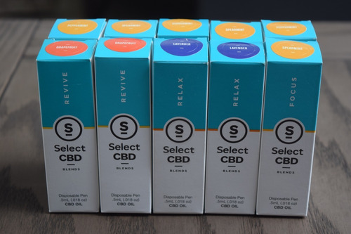 Select Cbd Oil Vape Pen 0.5ml (vape De Cbd) Sabor Menta
