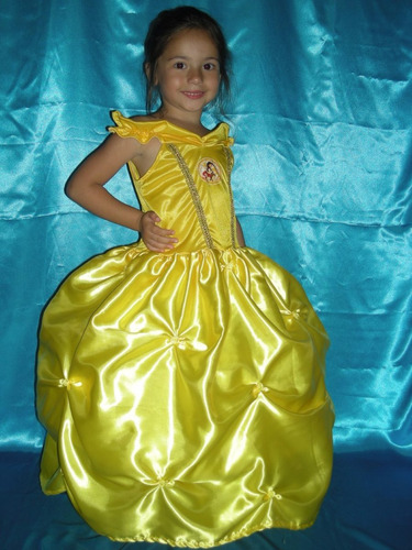 Vestido Disfraz Bella Y Bestia Princesas Disney El Mas Lindo