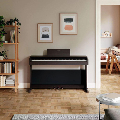 Piano Digital Clavinova Arius Yamaha Ydp145r Marrom Ydp-145