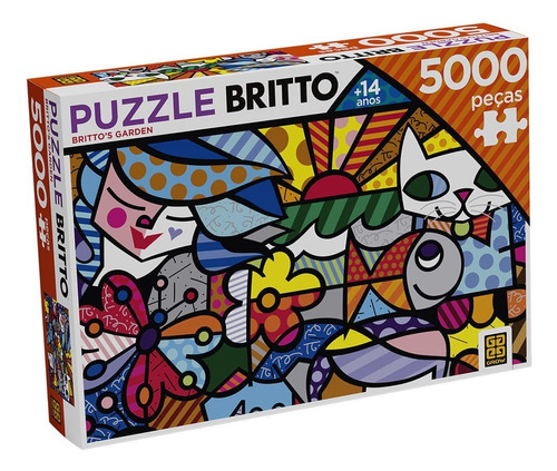Quebra-cabeça Grow Romero Britto Britto's Garden 4049 de 5000 peças