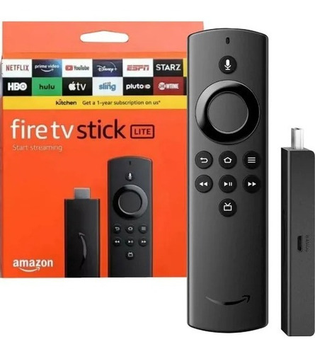 Amazon Fire Tv Stick Lite De Voz Full Hd 8gb Negro Con 1gb