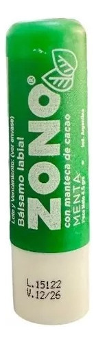 Zono Balsamo Labial Frutilla Manteca Cacao X 4,5 Gr
