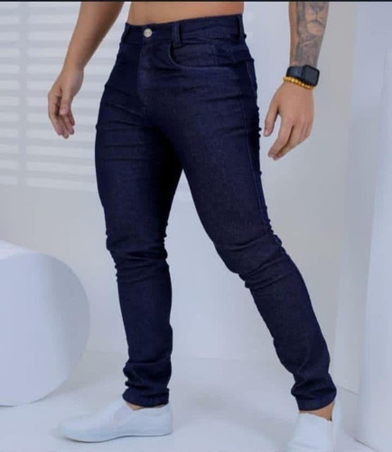 Calças Jeans Masculino Adulta Homem Elegantes Para O Dia Dia