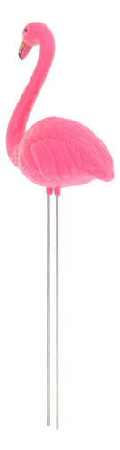 2 Flamingo Garden Stake Estatua Mirar Hacia Arriba 40,5x16cm