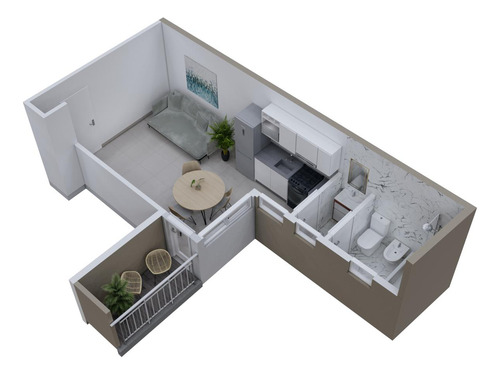 Departamento Monoambiente A Estrenar En Venta, Villa Urquiza