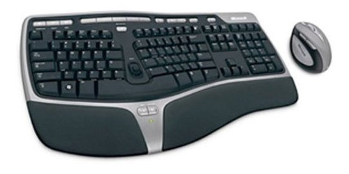 Teclado Raton Inalambrico Ergonomico Natural Escritorio