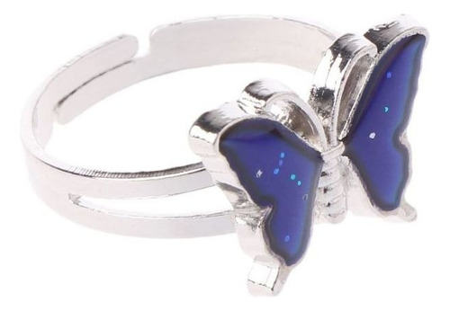 Anillo De Cambio De Color De Mariposa Mágica Emoción Sensaci