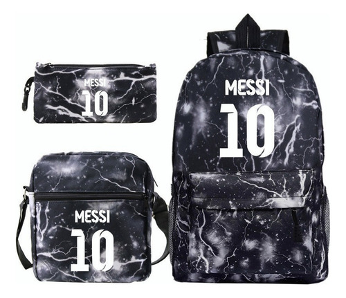 Pack De 3 Mochilas Leo Messi For Niño Y Niña 2024