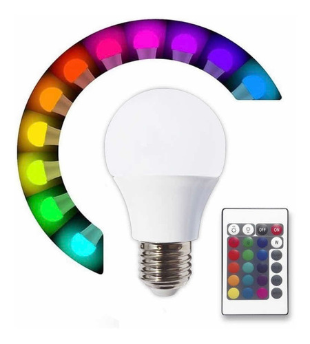 Tira Led Rgb 5050 Más Foco Lámpara Led Con Control Remoto