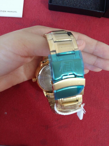 Naviforce Dourado Banho 18k