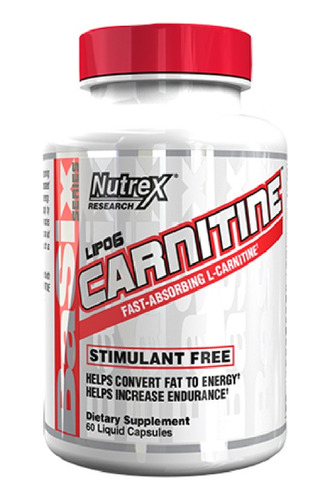 Nutrex Lipo-6 Carnitine 60 Capsulas