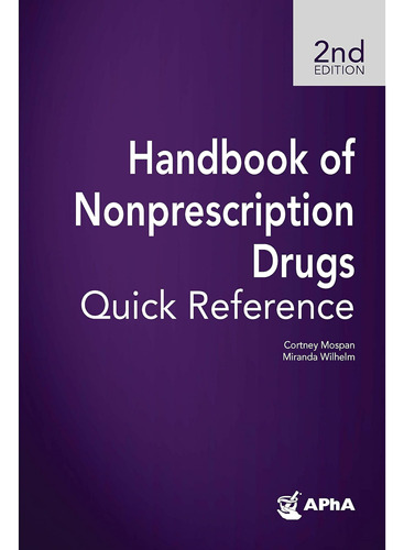 Libro:  Handbook Of Nonprescription Drugs Quick Reference