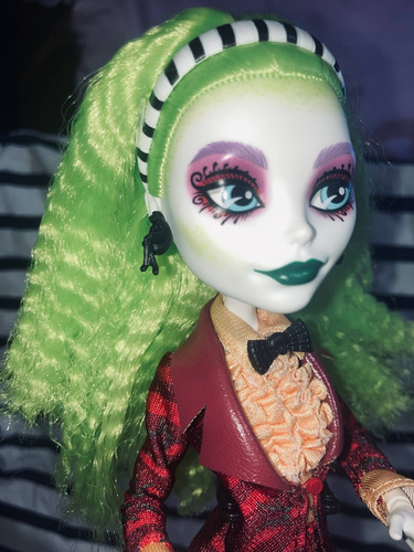 Monster High Beetlejuice Skullector 2025 Muñeca Beetlejuice (Usado)