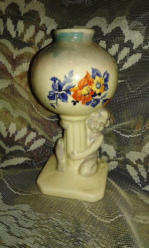 Antiguo Mate Porcelana Isabelino Coleccionable