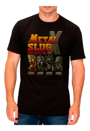 Remera Metal Slug Videojuegos Retro