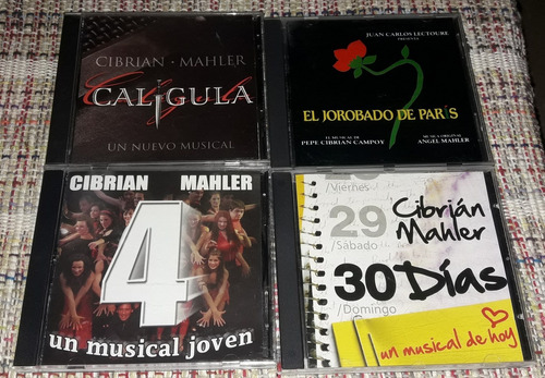 Cibrian / Mahler Cd El Jorobado De Paris Caligula Cd Musical