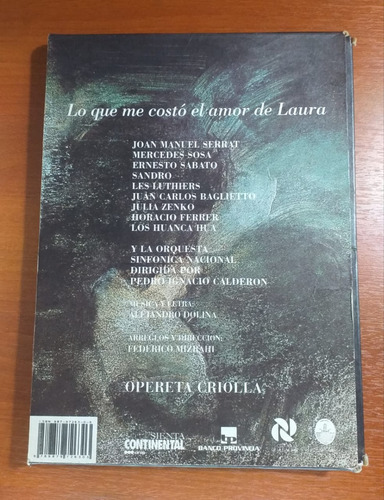 Libreto Lo Que Me Costo El Amor De Laura Dolina Sin Compact (Usado)