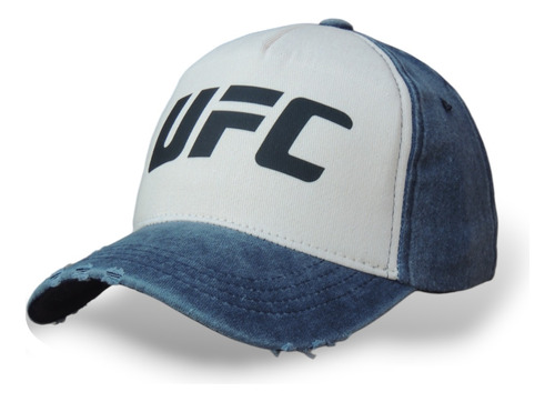 Gorra Trucker Ufc Jean Vintage Estampada Roturas Mma