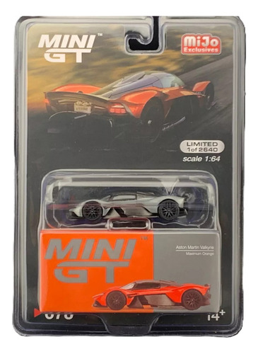 Mini Gt Chase Aston Martin Valkyrie Maximum Orange #678 Mijo Color Zamac