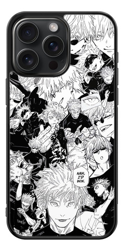 Funda Satoru Gojo Jujutsu Kaisen Manga Collage Anime 7 Negro Xiaomi Redmi Note 13 5g