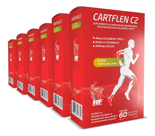Cartflen C2 Colageno Tipo Ii 6x 60 Comp Hf Suplements