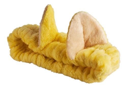 Imagen 1 de 3 de Vincha Maquillaje Tratamientos Faciales Amarillla