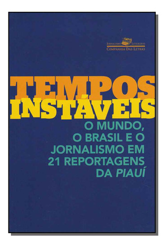 Libro Tempos Instaveis De Barros Fernando De E Silva Cia Da