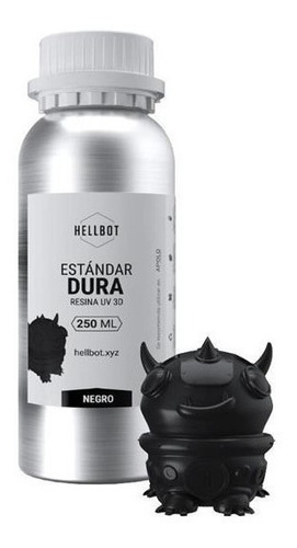 Resina Dura Hellbot Para Impresora 3d Dlp / Lcd 250ml 405 Nm