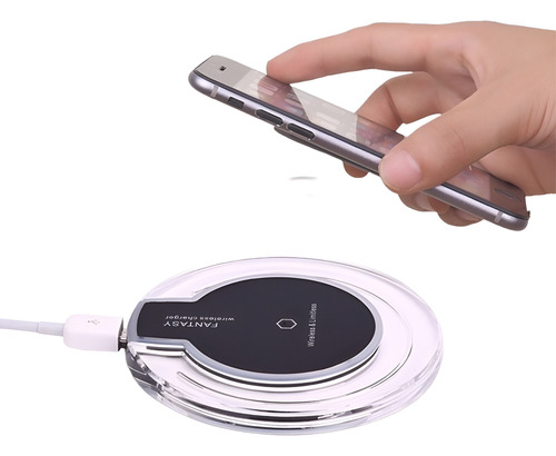 Base De Carregamento Wireless Para Samsung Galaxy S21 Fe 5g Cor Preto