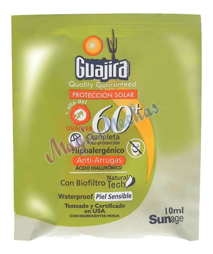 Guajira Protec Solar 60+ 10ml - mL